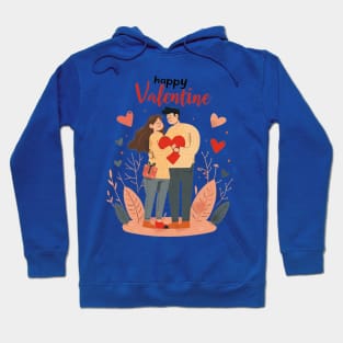 Valentine Romantic couple love birds Hoodie